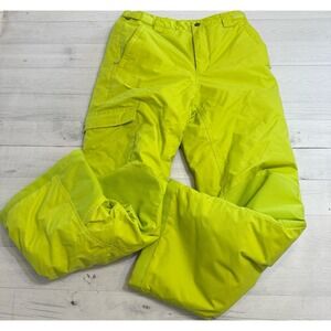 Columbia kids like green snow‎ pants youth large 14/16